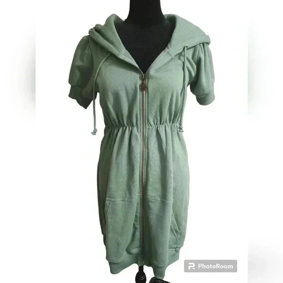 Free People hoodie sweatshirt green - Picture 1 of 5